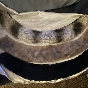 Three Fur collars